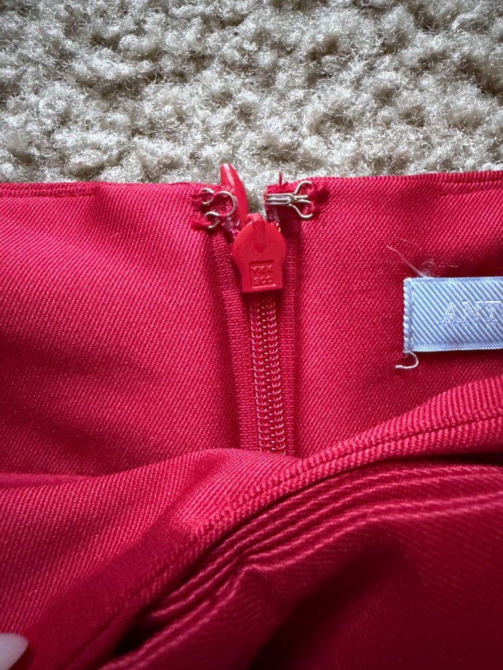 Antonio Melani Red Oversized Bow Mini Skirt Party Cocktail Occasion NWT - Picture 7 of 10